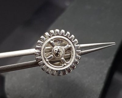 Sterling silver Steampunk lapel pin